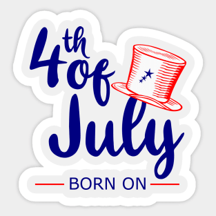 4th of July Sticker